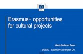 Erasmus+ opportunities for cultural projects