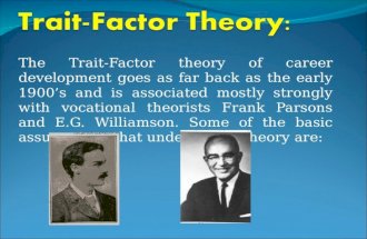 trait and factor