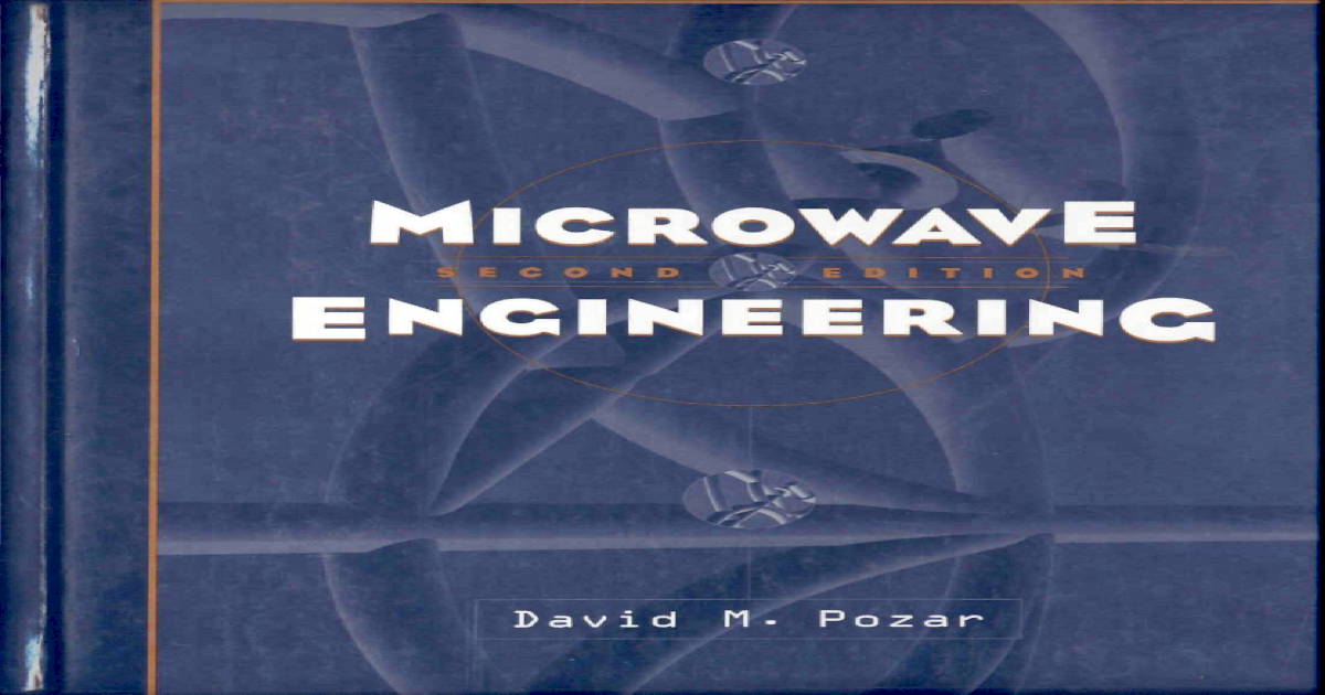 Microwave Engineering Pozar - [PDF Document]