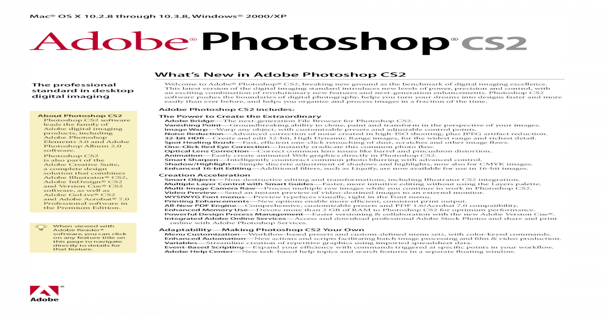 Photoshop New Features Pdf Document