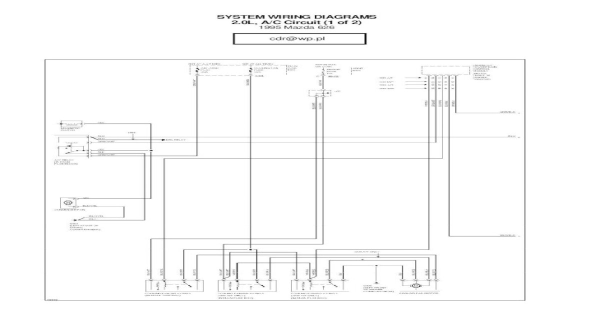 1995 MAZDA 626 Wiring Diagrams [PDF Document]