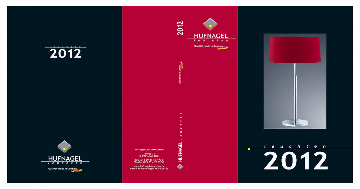 HUFNAGEL Leuchten Katalog 2012 - [Download PDF]