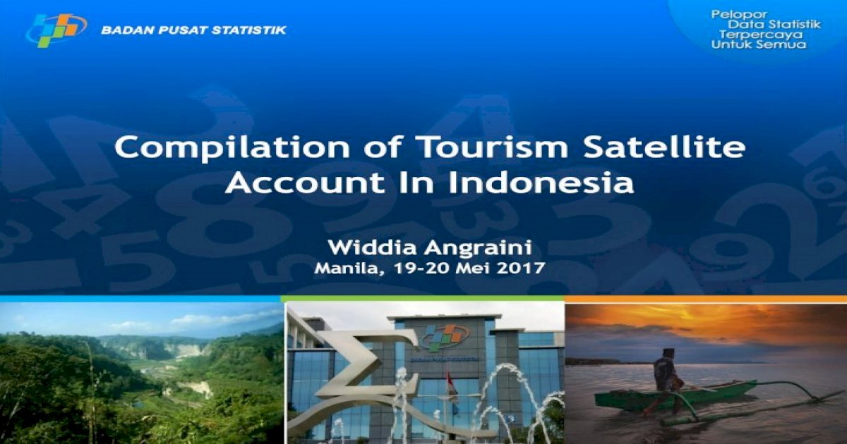 tourism satellite account indonesia
