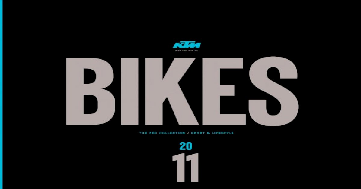 KTM 2011 Urban Bikes - [PDF Document]