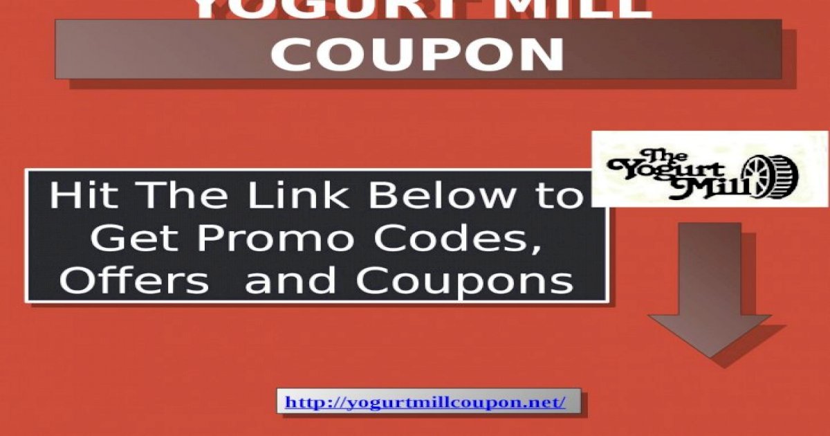Yogurt mill coupon [PPTX Powerpoint]