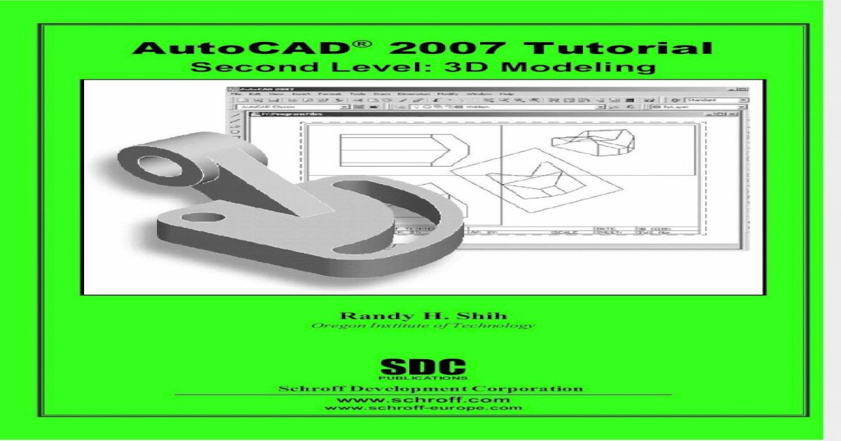 3d modeling in autocad 2007