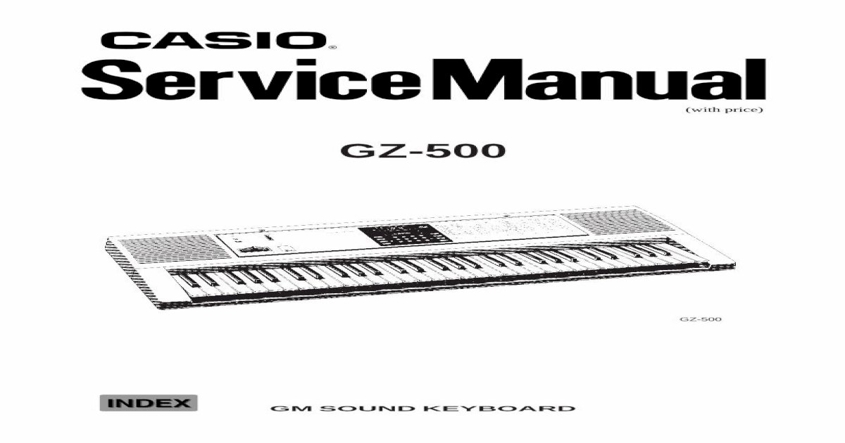 Casio Gz 500 - [PDF Document]