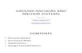 Main Presentation Ground Anchors and Anchor Systems