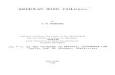 Bremer-American Banking Failures