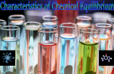 Characterstics of chemical equilibrium