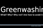 Presentation Greenwashing