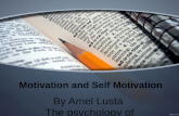 Motivation and self motivation