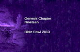 Genesis Chapter Nineteen
