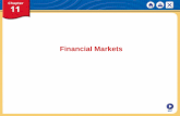NEXT Financial Markets. NEXT Chapter 11: Financial Markets KEY CONCEPT The financial system consists of institutions, such as banks, insurance markets,