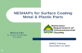 NESHAPs for Surface Coating Metal & Plastic Parts