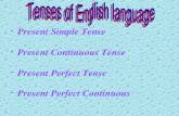 Present Simple Tense Present Continuous Tense Present Perfect Tense Present Perfect Continuous.