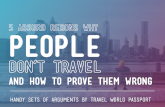 5 Absurd Reasons Why People Don't Travel