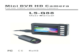 Full HD 1080P Video Helmet Camera -   DVR HD Camera Full HD 1080P Video Helmet Camera LS-Q88 User Manual RoHS