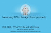 ROI in the age of keyword not provided [Mozinar]