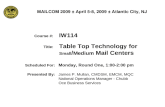 Mailcom 2009 Tabletop Techology 03 30 09