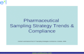 Pharmaceutical Sampling Strategy, Compliance and Future Trends