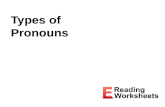 Types of Pronouns. Seven Types of Pronouns Personal Possessive Reflexive Relative Demonstrative Indefinite Interrogative.