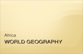 World geography africa