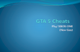 GTA 5 PS4 and Xbox One cheats(New Gen)
