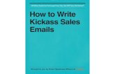 How to Write Kickass Sales Emails