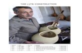 TAR LUTE CONSTRUCTION - .TAR LUTE CONSTRUCTION Version Date On line Updates V0.0 ... Shirazi, Naser,