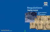 FIFA regulations on Doping . fifa doping... · Regulations Doping Control for FIFA Competitions ...