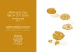 Monterey Bay Spice Company 2011 Catalog