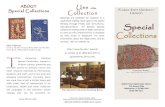 Special Collections brochure (FSU Libraries)