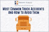 Most Common Truck Accidents and How to Avoid Them