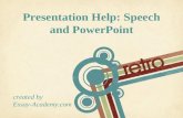 Presentation help speech and power point