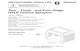 309240N Two-, Three- and Four-Stage HVLP Turbine .Turbine Configurations ... HVLP 3800 three-stage