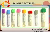 Sample bottles