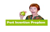 post insertion proplem in complete denture 2016