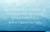 Become a Successful Private Practitioner
