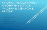 2015 GIS in Colorado: Finding the McManus': GIS Applications in Mountain Search and Rescue by Loren Pfau