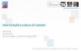 BrightEdge Share15 - CM203: Scaling Content: Production, Process & Culture - Kelvin Lee