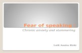 Fear of speaking