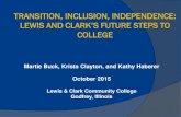 Transition, Inclusion, Independence: L&C's Future Steps to College