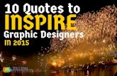 10 Quotes to Inspire Graphic Designers in 2015