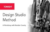 Boulder UI/UX Meetup - Design Studio Method