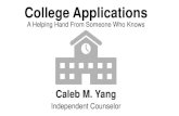 College applications: A helping hand from someone who knows