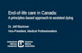 Strategic Session on End-of-life care in Canada - Dr. Blackmer