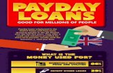 Payday Loans- Good for Millions of People