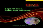 GRISWOLD WATER SYSTEMS Separators & Separator Systems Filtration... · a Griswold Separator System
