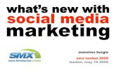Massimo Burgio Whats New Social Media Marketing SMX London 2009